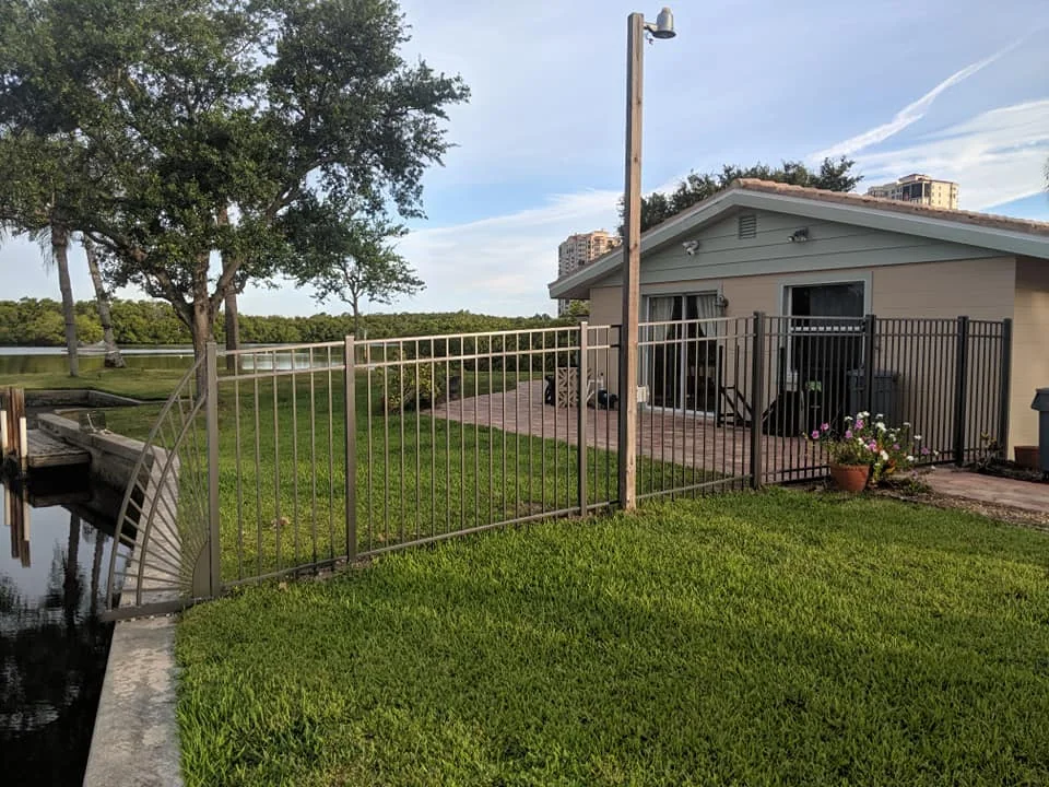 Fence Ace open-style residential boundary fence project