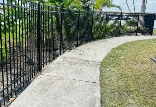 Fence Ace aluminum pool-area fence project