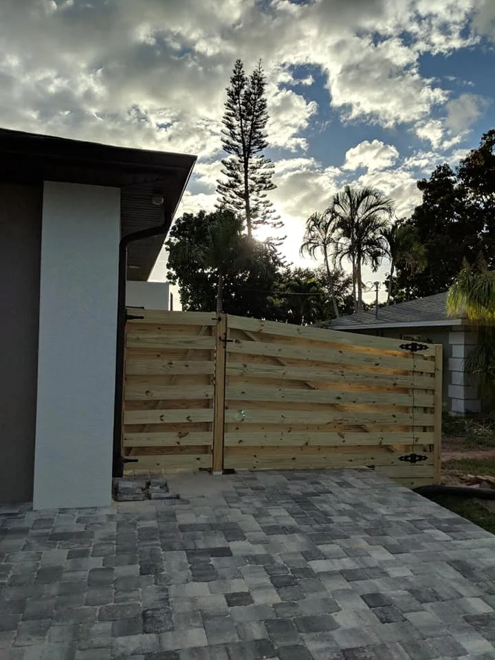 Fence Ace wood fence and gate project
