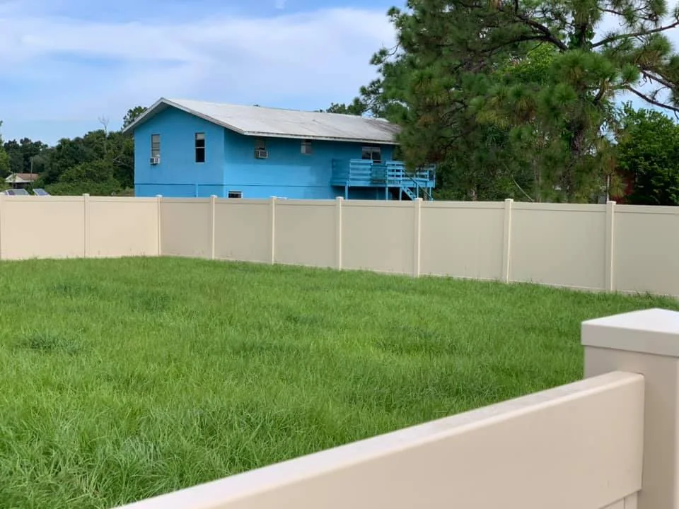 Fence Ace vinyl fence project in Southwest Florida