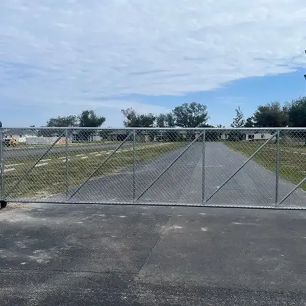 Real Fence Ace commercial gate project in Southwest Florida