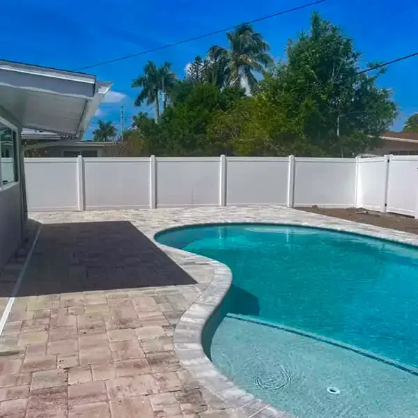 Fence Ace residential pool-area fence project