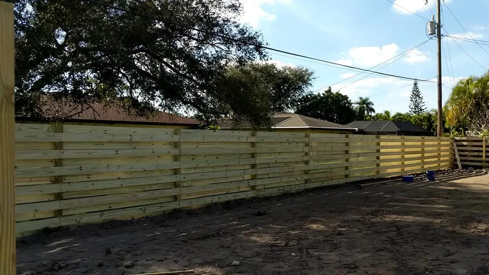 Fence Ace wood privacy fence project
